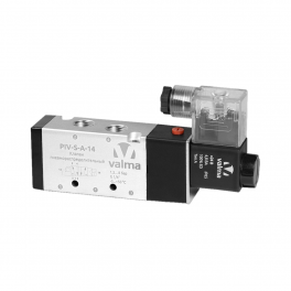 PIV-S-A-18.24AC Клапан пневмораспределительный 5/2, G 1/8''