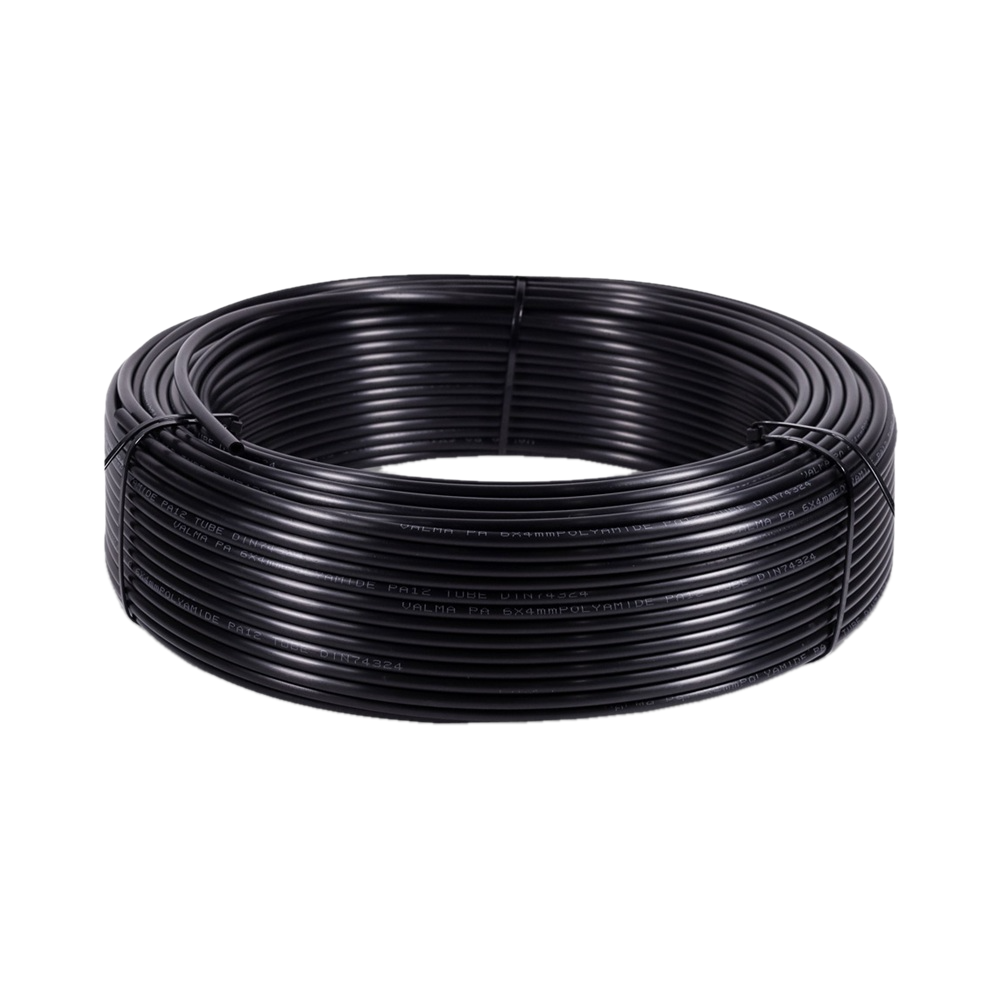 PA 4x2.5 N100 Пневмотрубка VALMA, D=4x2,5 мм, цвет черный