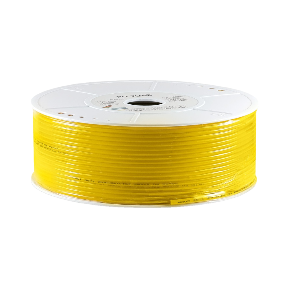 PU 6x4 G200 Пневмотрубка VALMA, D=6x4 мм, цвет желтый